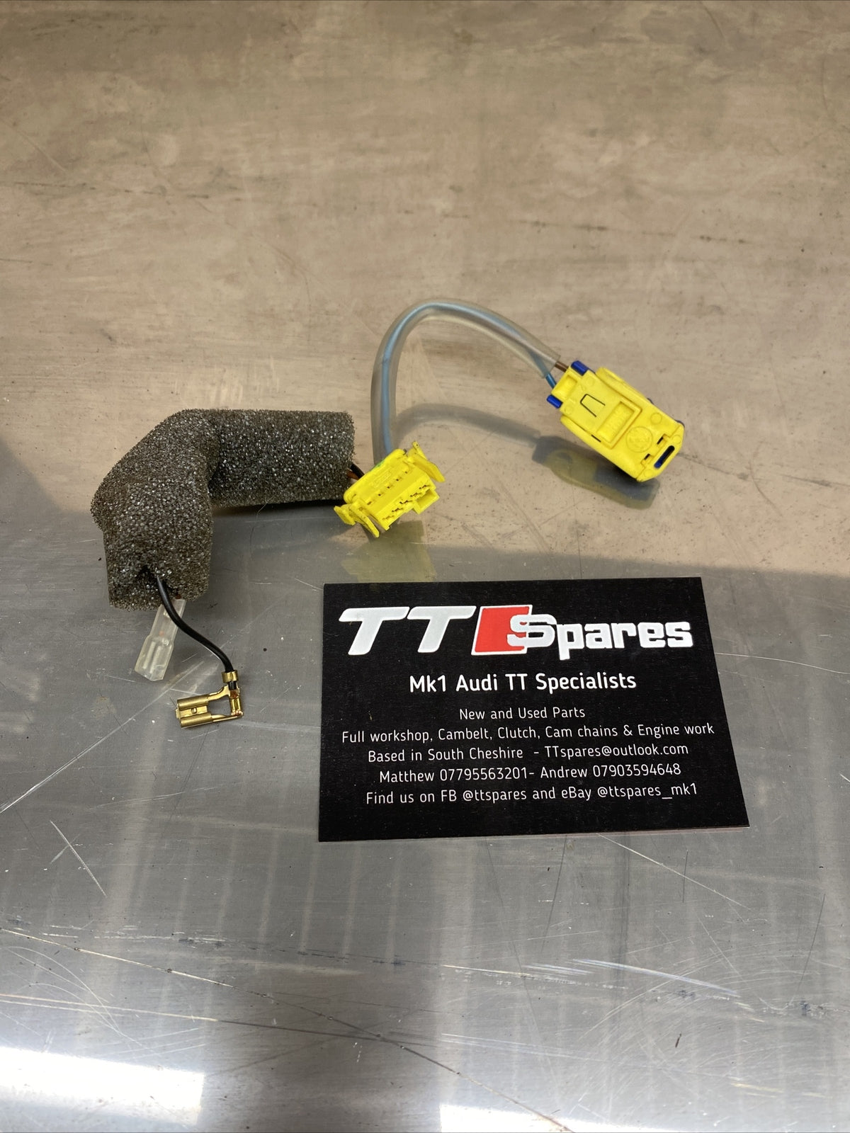 AUDI TT MK1 DRIVER AIRBAG SQUIB WIRING LOOM CABLE  genuin