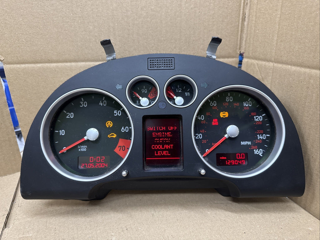 AUDI TT 8n mk1 225hp DASH CLOCKS INSTRUMENT CLUSTER SPEEDO 8N2920980A No code