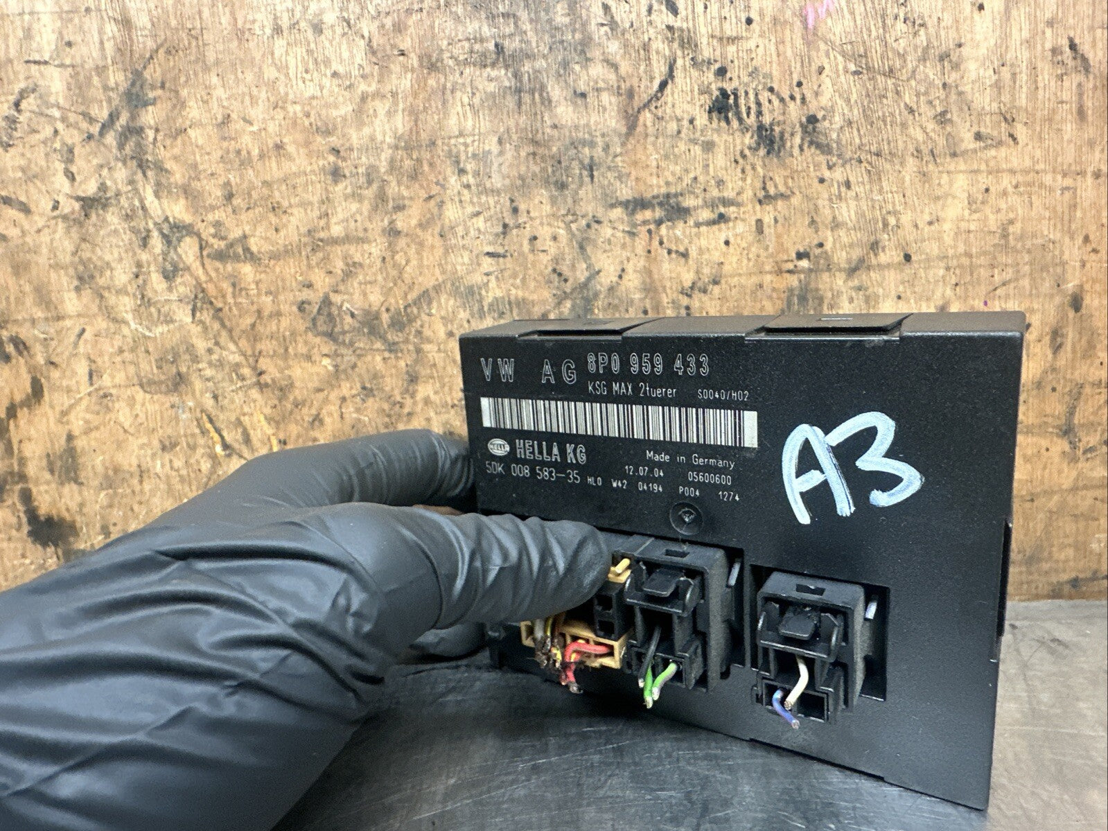 AUDI A3 8P 2008-2012 CONVENIENCE COMFORT CONTROL MODULE 8P0959433J