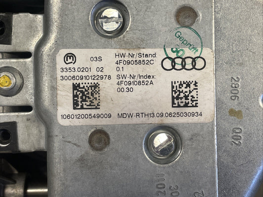 AUDI A6 C6 ELECTRIC POWER STEERING COLUMN & CONTROL UNIT 4F0419512F 4F0905852C