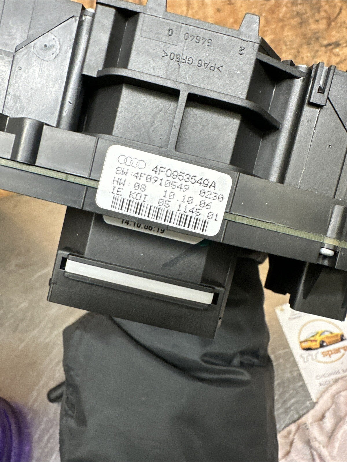 2007 AUDI A6 C6 4F INDICATOR WIPER SWITCH STALK 4F0953549A