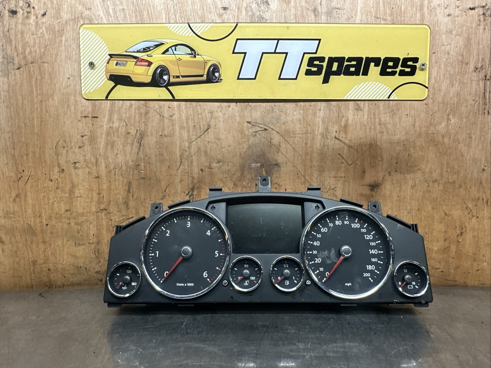 VOLKSWAGEN TOUAREG 2007 Mk1 (7L) Speedo / Instrument Cluster 3.0 TDI 7L6920985H