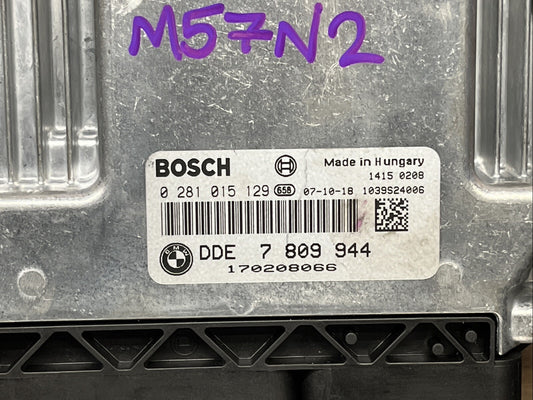 ✅BMW X5 E70 M-Sport 3.0D 7809944 0281015129  ECU SET START KIT  ✅