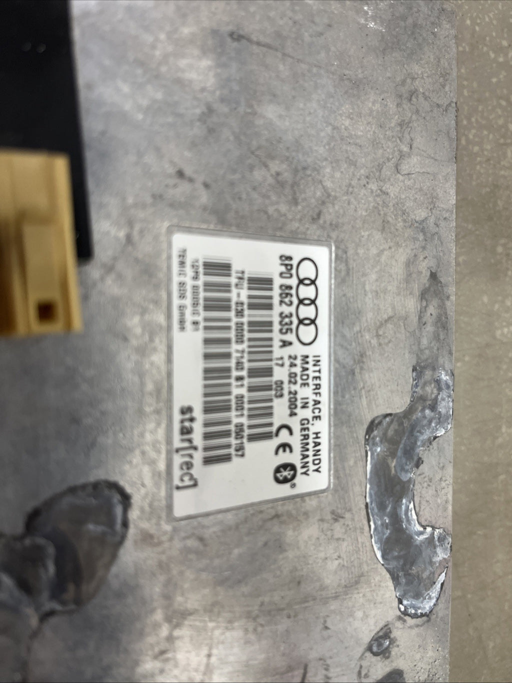 AUDI A3 8P MOBILE PHONE INTERFACE BOX BLUETOOTH CONTROLLER 8P0862335A 