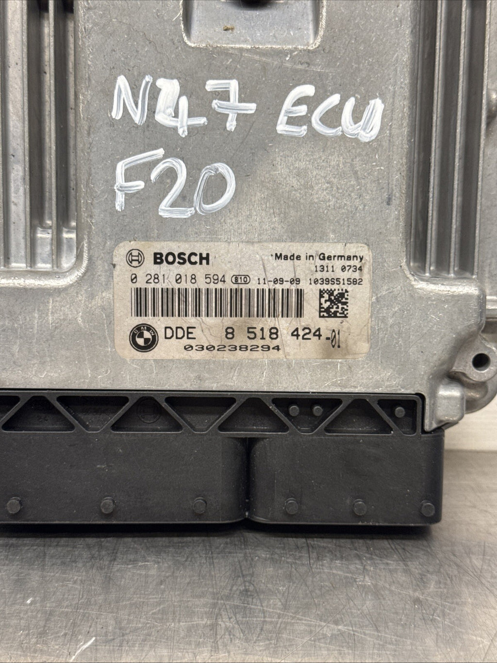 BMW 1 SERIES F20 F21 118D N47 PRE LCI MANUAL ENGINE ECU 8518424
