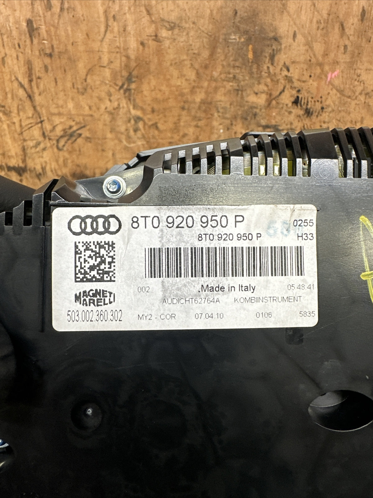 AUDI A5 COUPE SPORT 8T 07-11 SPEEDO CLUSTER 8t0920950P AUDI