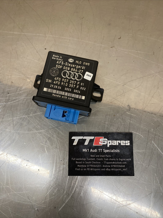 2007 AUDI Q7 4L HEADLIGHT RANGE CONTROL MODULE UNIT ECU 4F0907357F