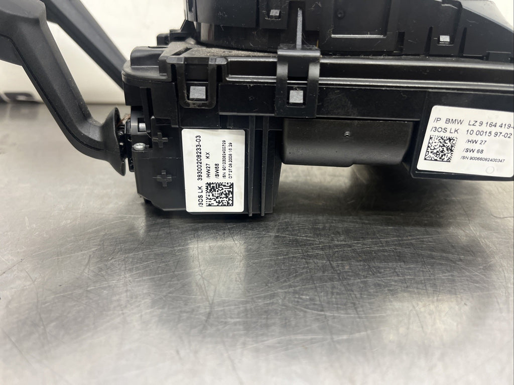 2011 BMW X5 E70 INDICATOR WIPER CRUISE CONTROL STALKS WITH SQUIB 9164419-05