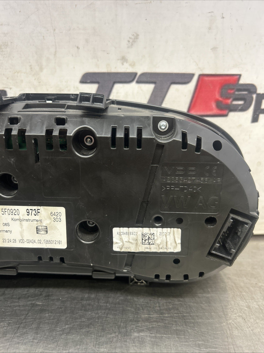 2013-2017 SEAT LEON MK3 CUPRA INSTRUMENT CLUSTER SPEEDOMETER CLOCK 5F0920973F
