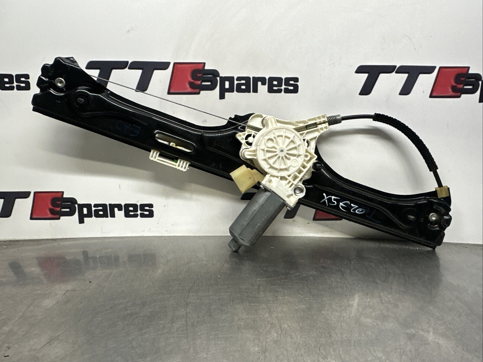  7166381e Bmw X5 2010 E70 Nsr Passengers Rear Left Window Regulator + Motor -