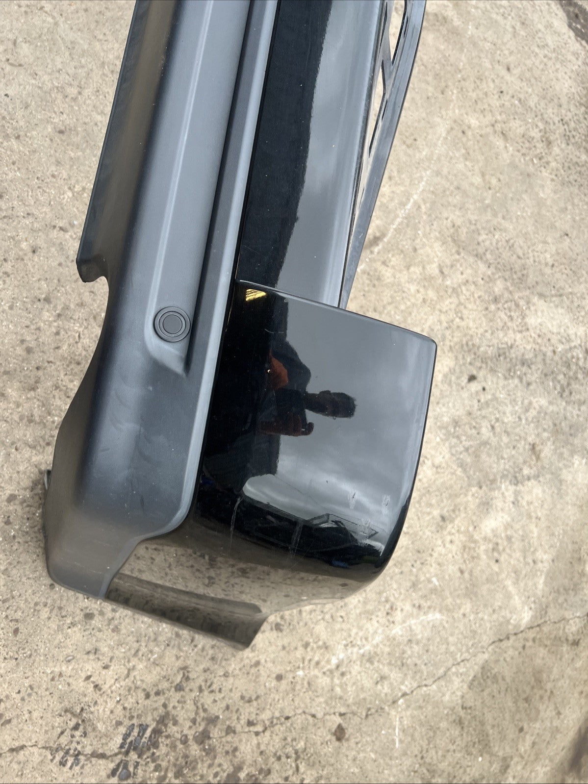 GENUINE RANGE ROVER L320 FACELIFT REAR BUMPER Black  2010-13 PART