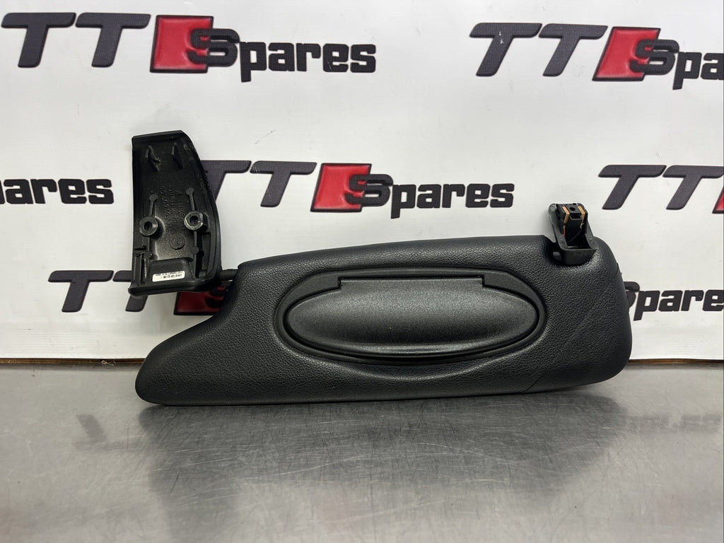 Porsche Boxster 986 Black N/S Left Passenger Sun Visor illuminated vanity mirror