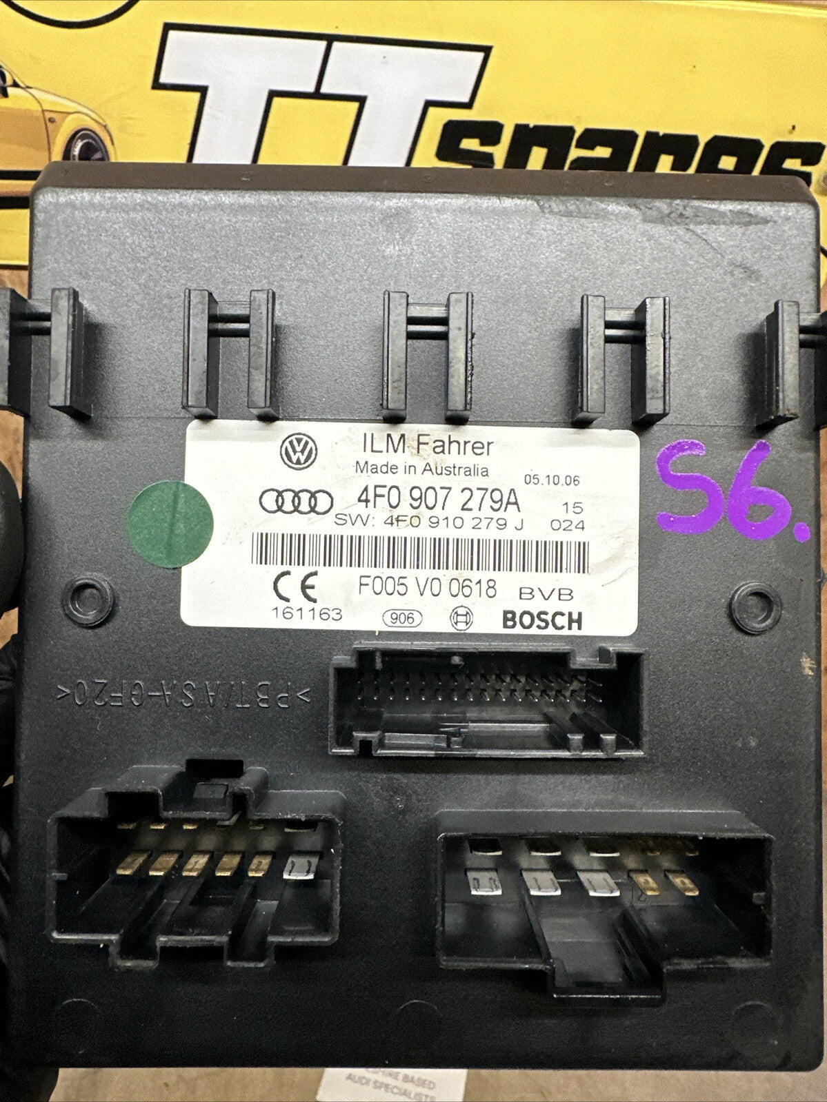 05 - 08 AUDI A6 S6 Q7 SPORT ONBOARD POWER SUPPLY MODULE 4F0907279A