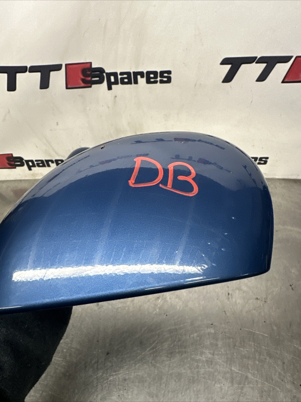 Audi TT Mk1 Wing Mirrors Pair In Good Condition DENIUM Blue OEM Genuine