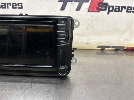 VW SCIROCCO MK3 CAR RADIO STEREO CD PLAYER HEAD UNIT 5C0035680E 13-19 NO CODE
