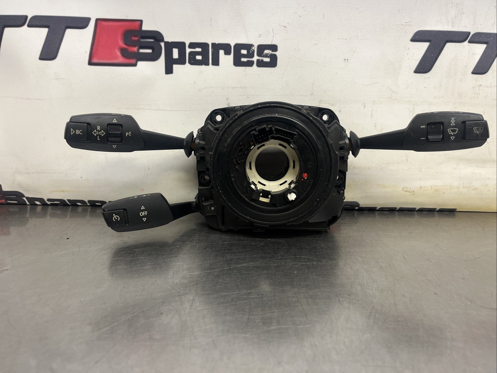 2011 BMW X5 E70 INDICATOR WIPER CRUISE CONTROL STALKS WITH SQUIB 9164419-05