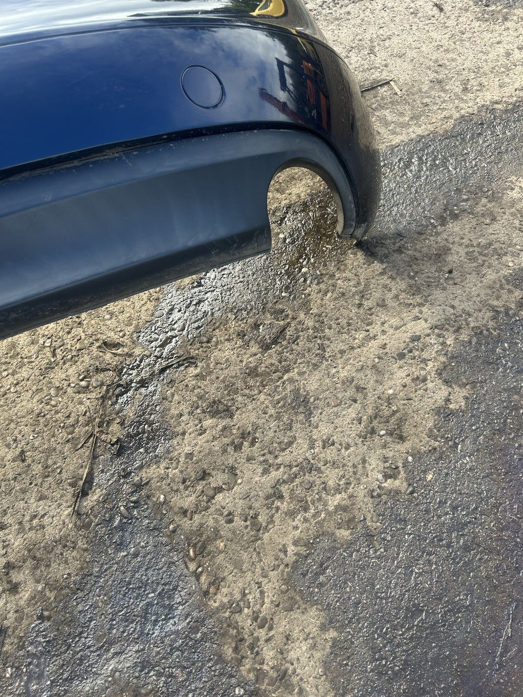 2006-2014 AUDI TT MK2 COMPLETE REAR BUMPER IN MORO BLUE PEARL   COMPLETE