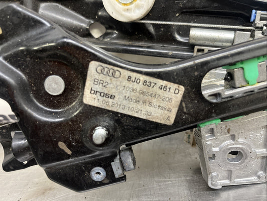 AUDI TT MK2 2006-2014 8J COUPE PASSENGER LEFT SIDE WINDOW REGULATOR 8J0837461E