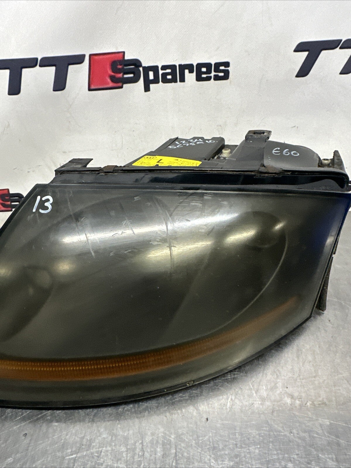 Audi TT Mk1 8N Xenon Headlight Passenger Side Front Left Black 1999 - 2005