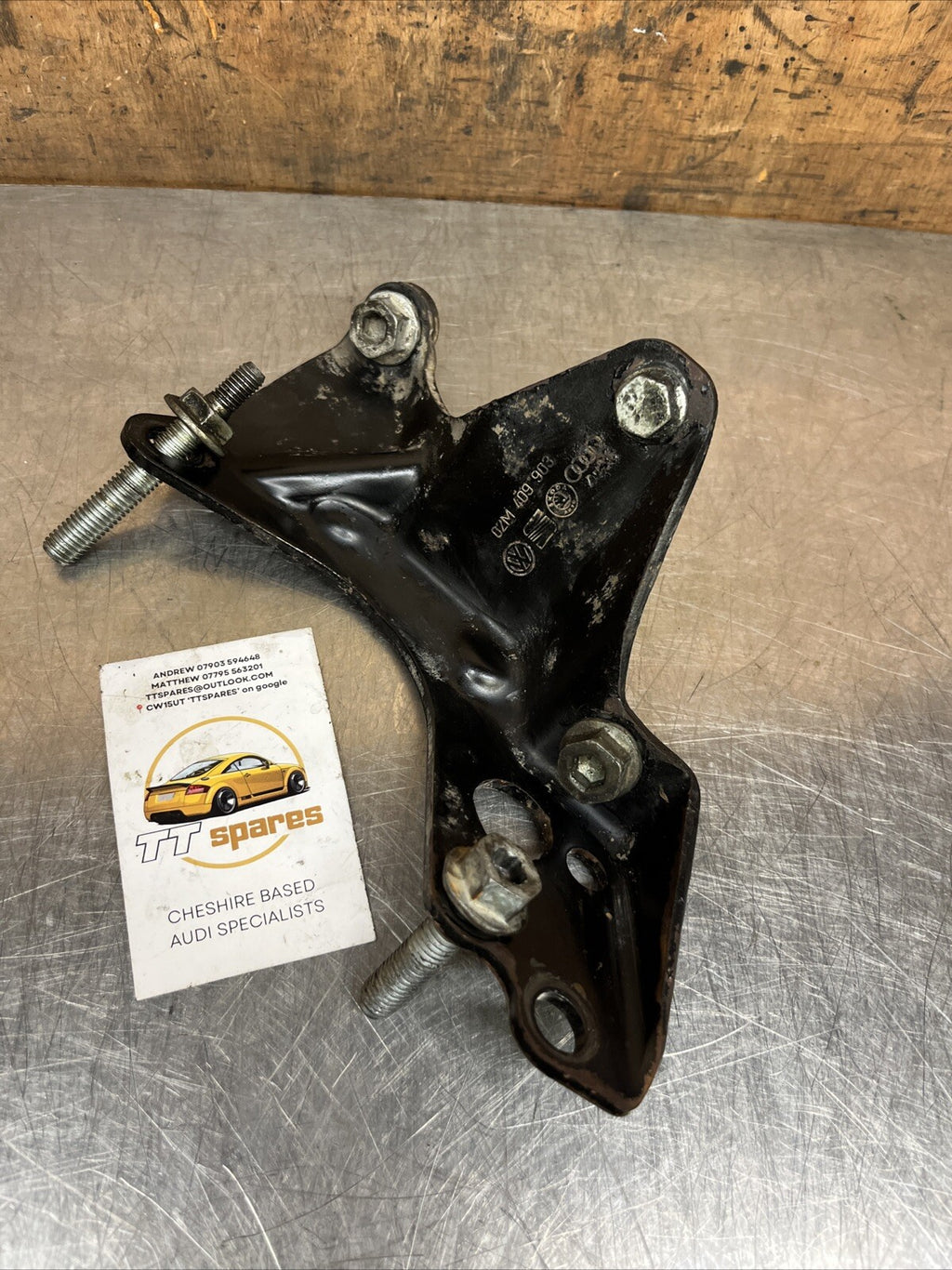 Audi TT Gearbox Manual Mount Support Bracket + Bolts MK1 A3 8L 98-06 02M409903