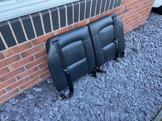 Genuine Audi TT Mk1 Black Leather Seats*REAR BACK SEATS ONLY*98-06*VGC