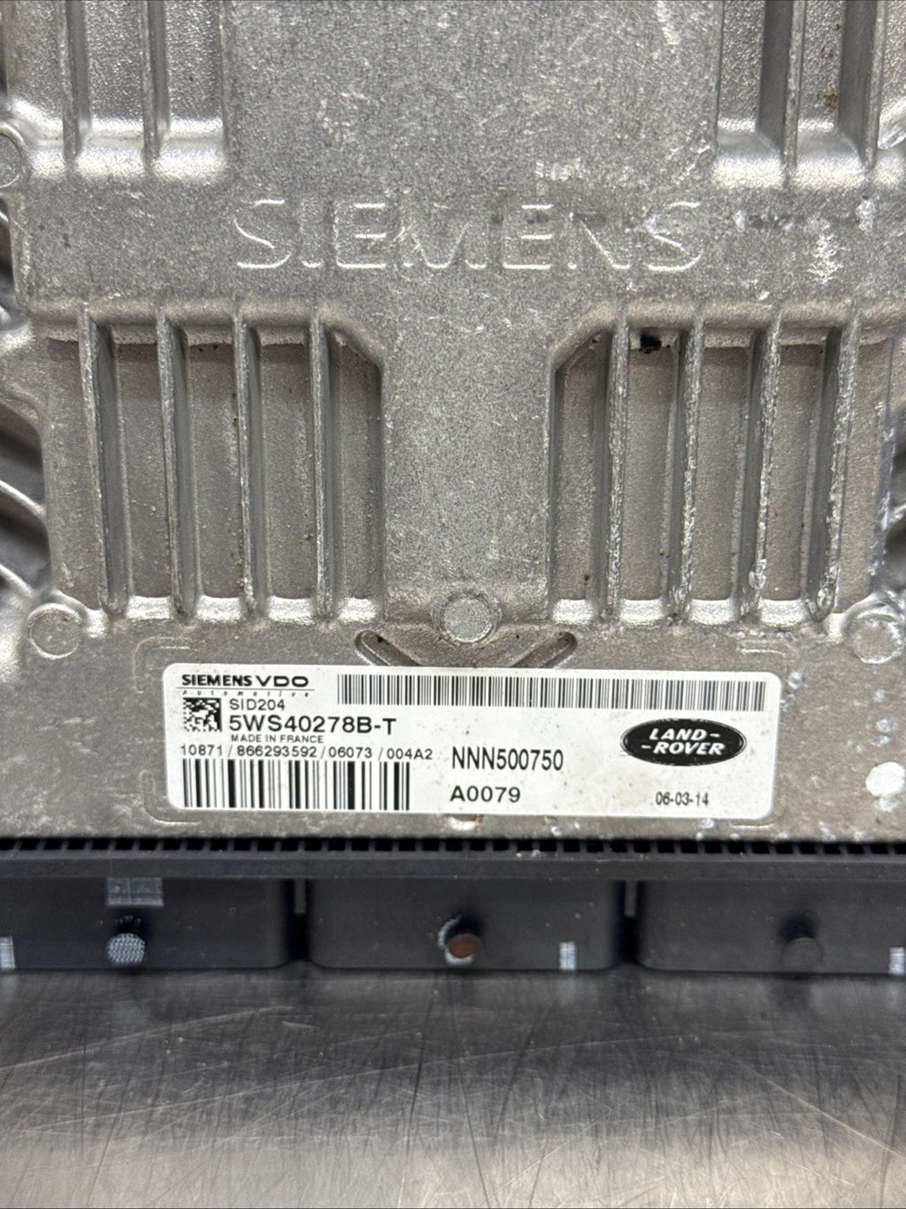 2005-09 RANGE ROVER SPORT 2.7 DIESEL ENGINE ECU NNN500750  