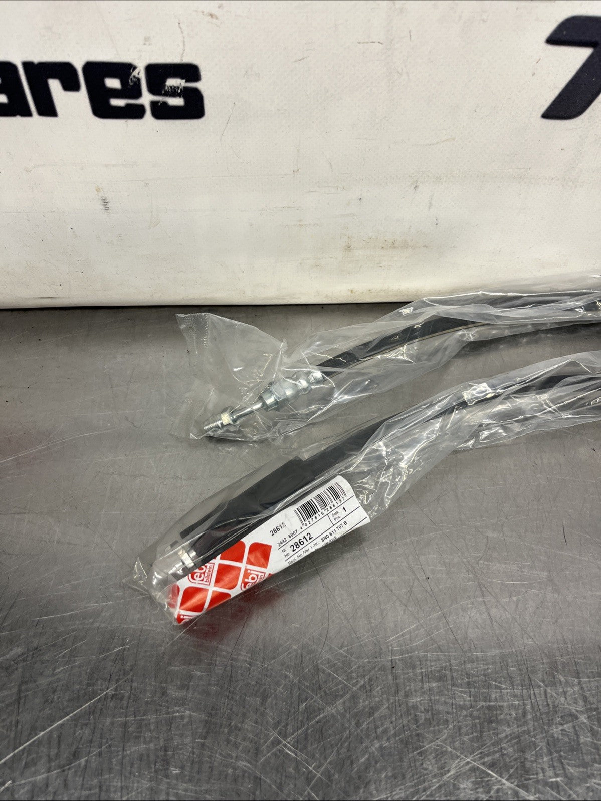 2x Brake Hoses (Pair) Front Left AND Right 28612 Febi Hydraulic 8N0611707B