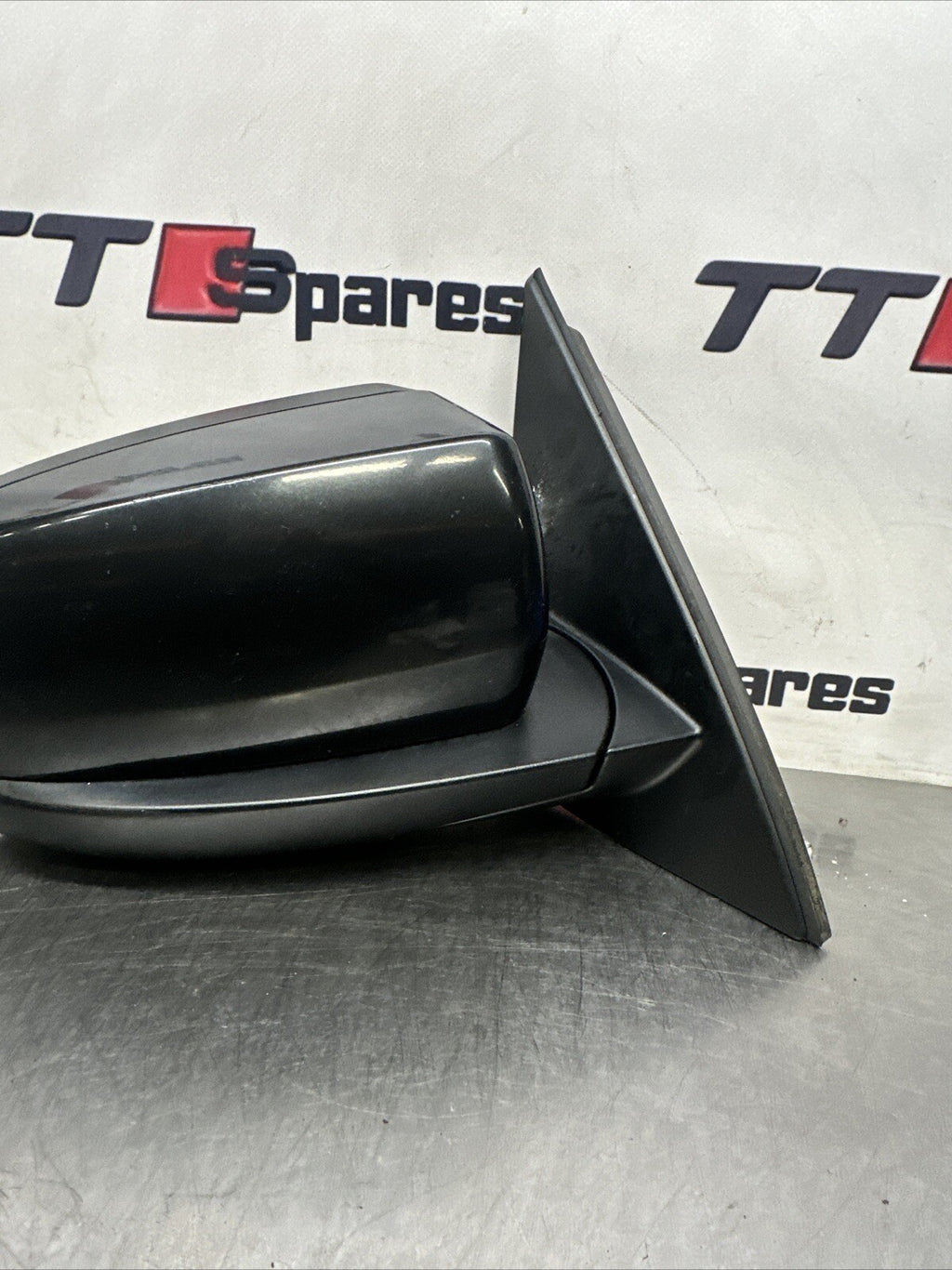 BMW X5 E70 09-13 RIGHT WING MIRROR POWER FOLD AUTO DIMM IN DEEP SEA BLUE METAL.
