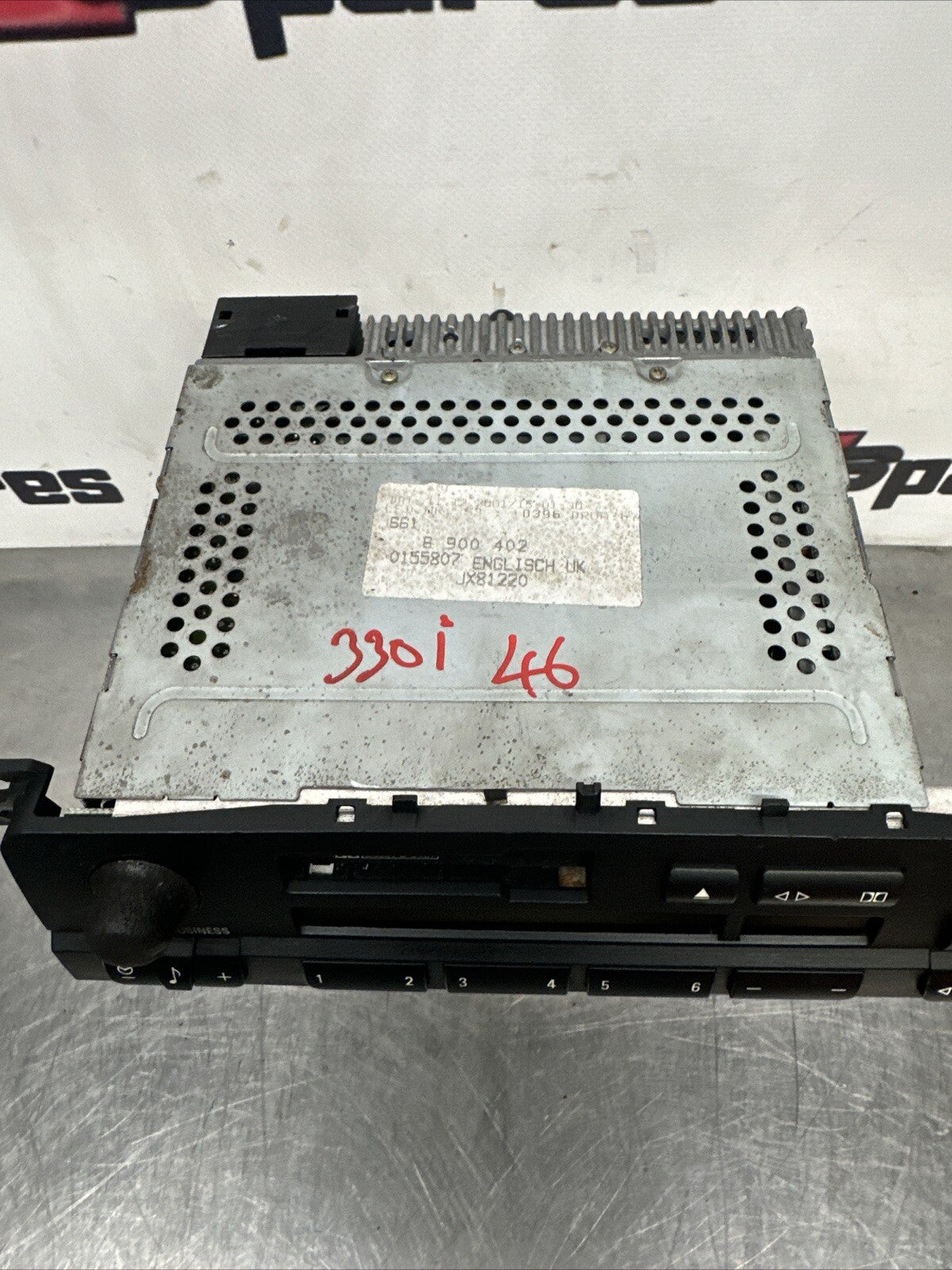 2001-2005 BMW E46 3 SERIES RADIO CD STEREO  HEAD UNIT 6935629 NO RADIO CODE