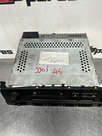 2001-2005 BMW E46 3 SERIES RADIO CD STEREO  HEAD UNIT 6935629 NO RADIO CODE
