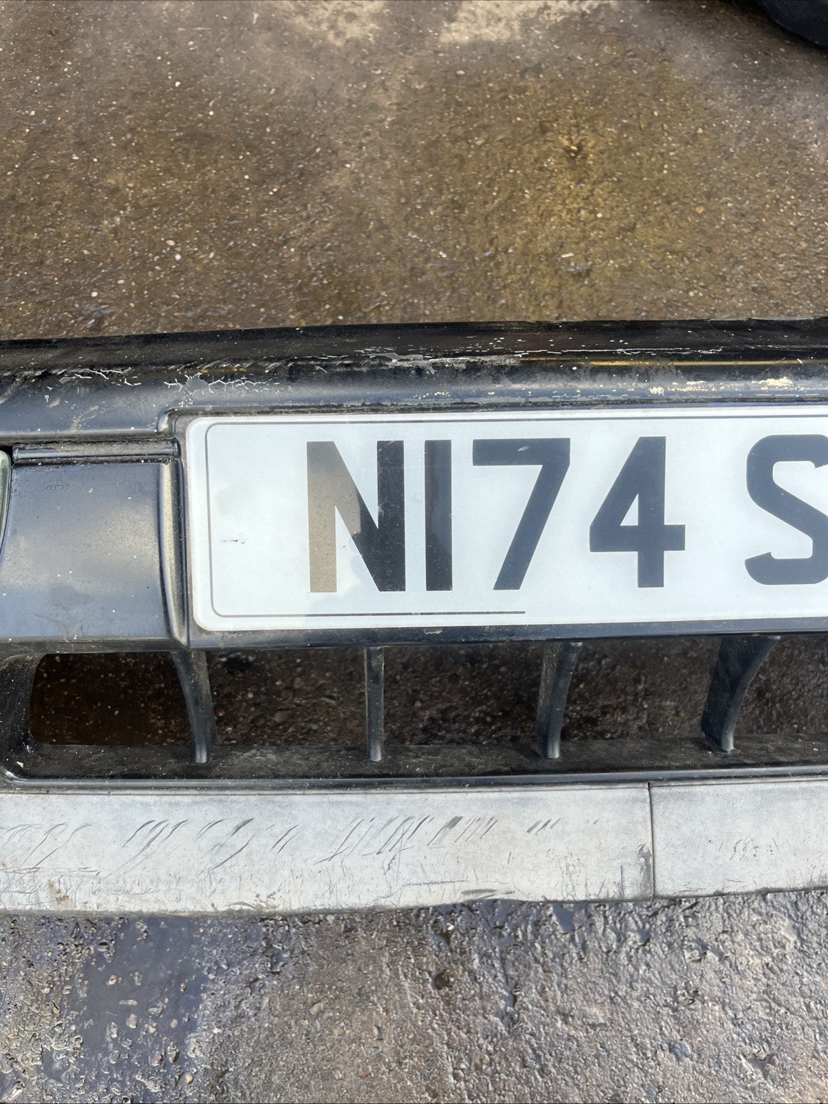 VW Golf MK3 VR6 Golf Front Bumper In Black LC9Z