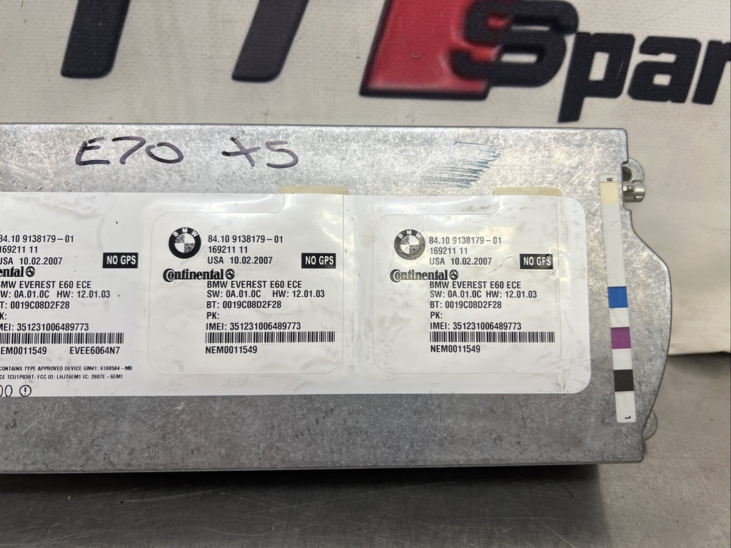 BMW 520 E60 BLUETOOTH CONTROL MODULE 16921111 2007