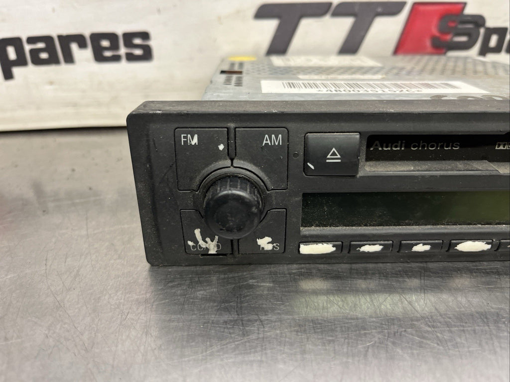 4B0035152C 2003 Audi TT Radio Stereo Cassette Player Head Unit With Code