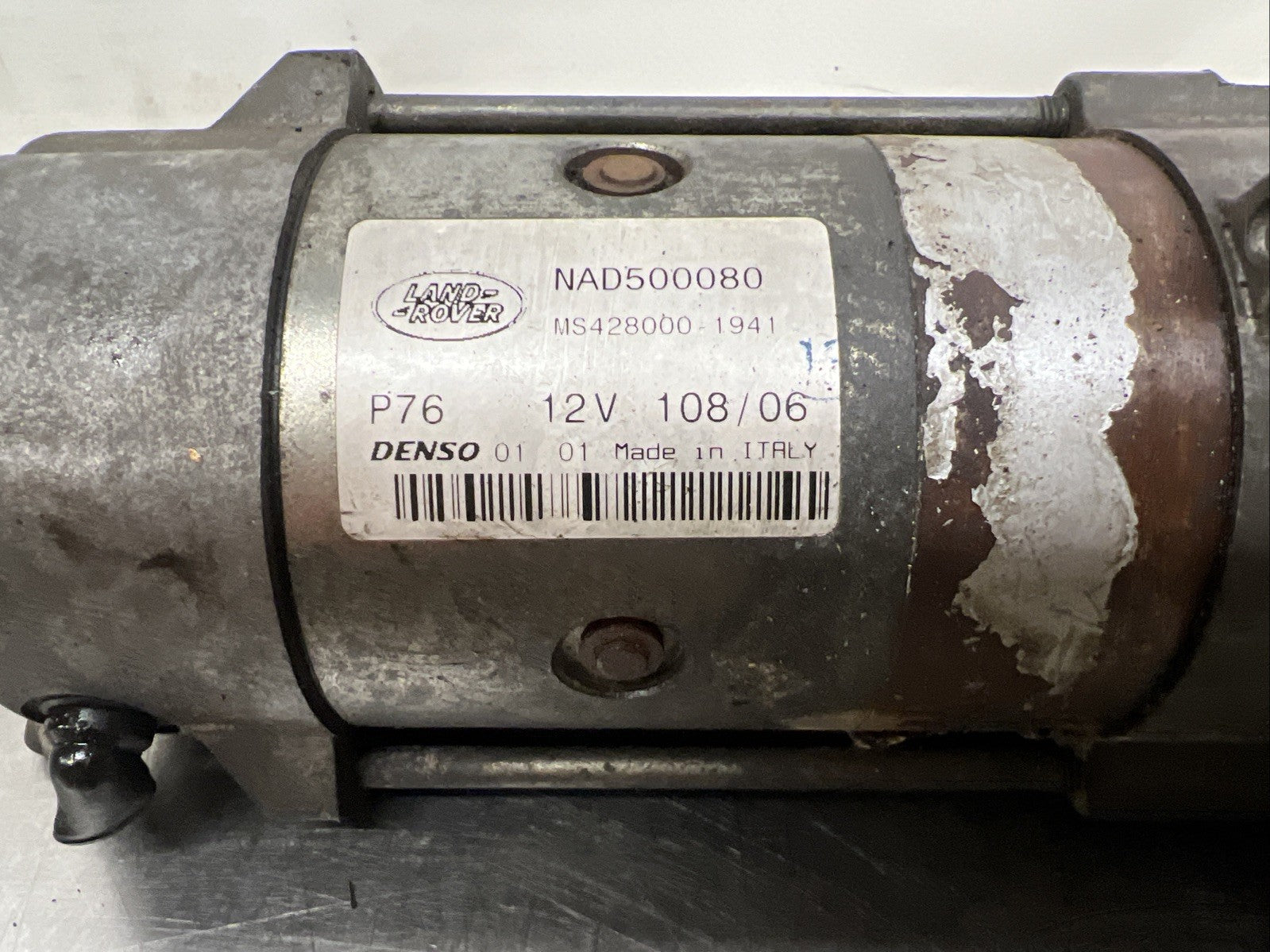 Land Rover discovery 3  RR Sport L320 2.7 TDV6 Diesel Starter motor LR087021 (i)