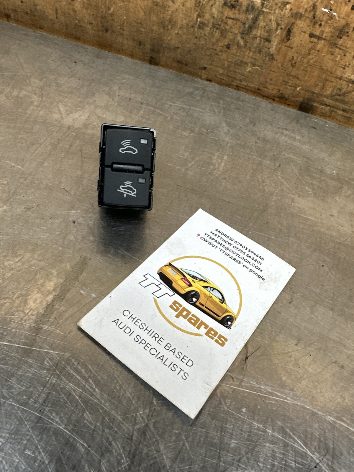 AUDI TT TTS MK2 8J Anti Theft Alarm Control Switch 4F0962109 2008 RHD