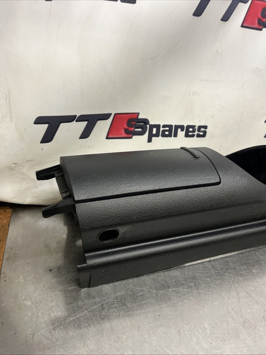Audi TT Mk1 8N 1998-2006 Centre Console Assembly with Rear Cubby Door in Black