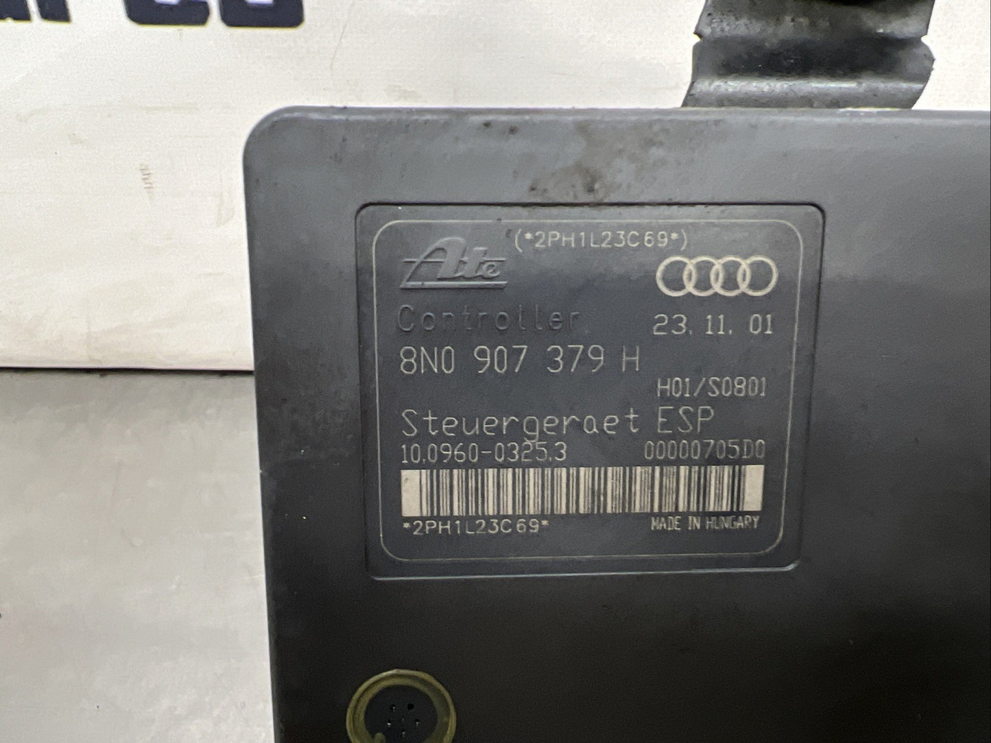 1998-2006  AUDI TT MK1 1.8T 225 BAM QUATTRO ABS PUMP 8N0614517E 8N0907379H