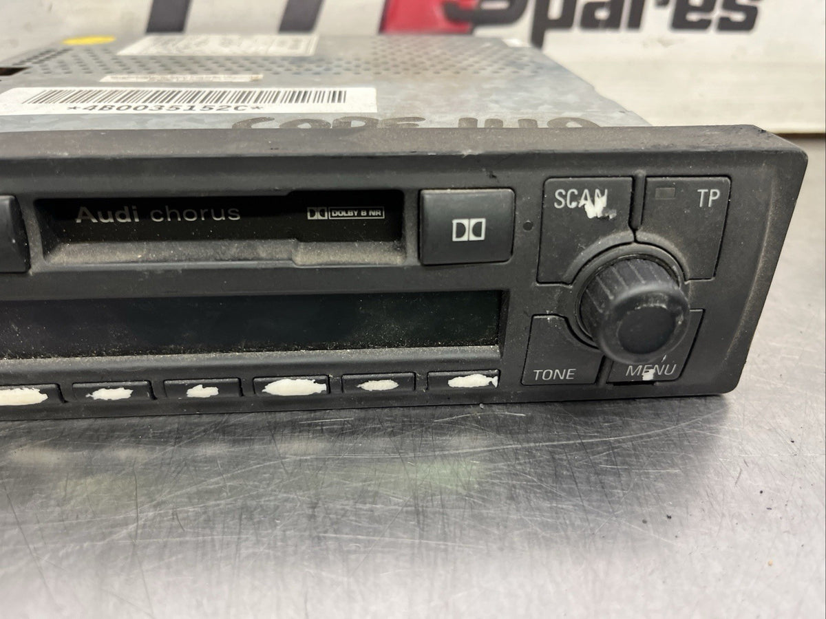 4B0035152C 2003 Audi TT Radio Stereo Cassette Player Head Unit With Code