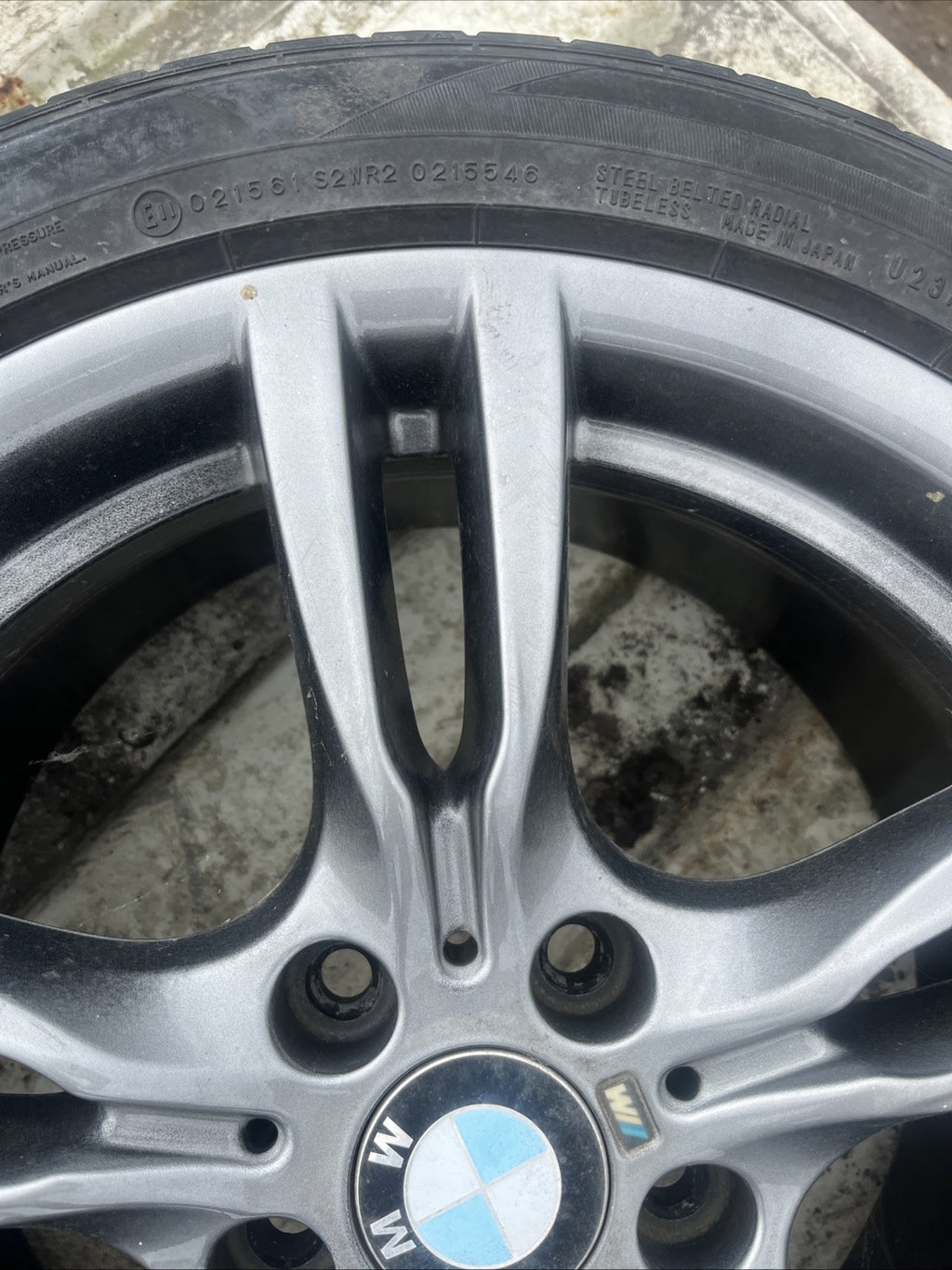 3611 7  845 881 GENUINE BMW WHEEL & FREE TYRE 7845881 8.5J x 18"