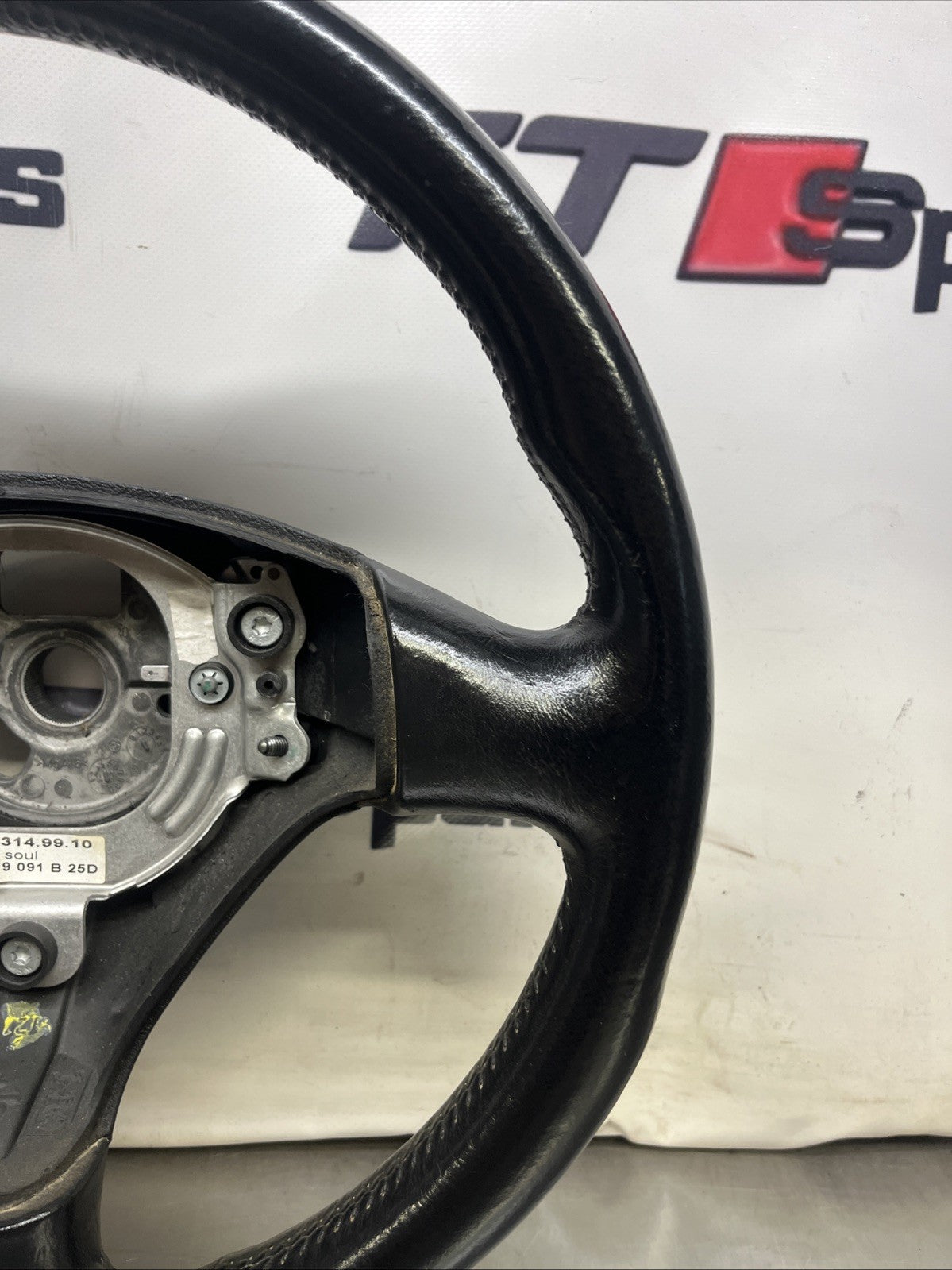 AUDI TT MK1 8N BLACK LEATHER STEERING WHEEL 8N0419091B 25D