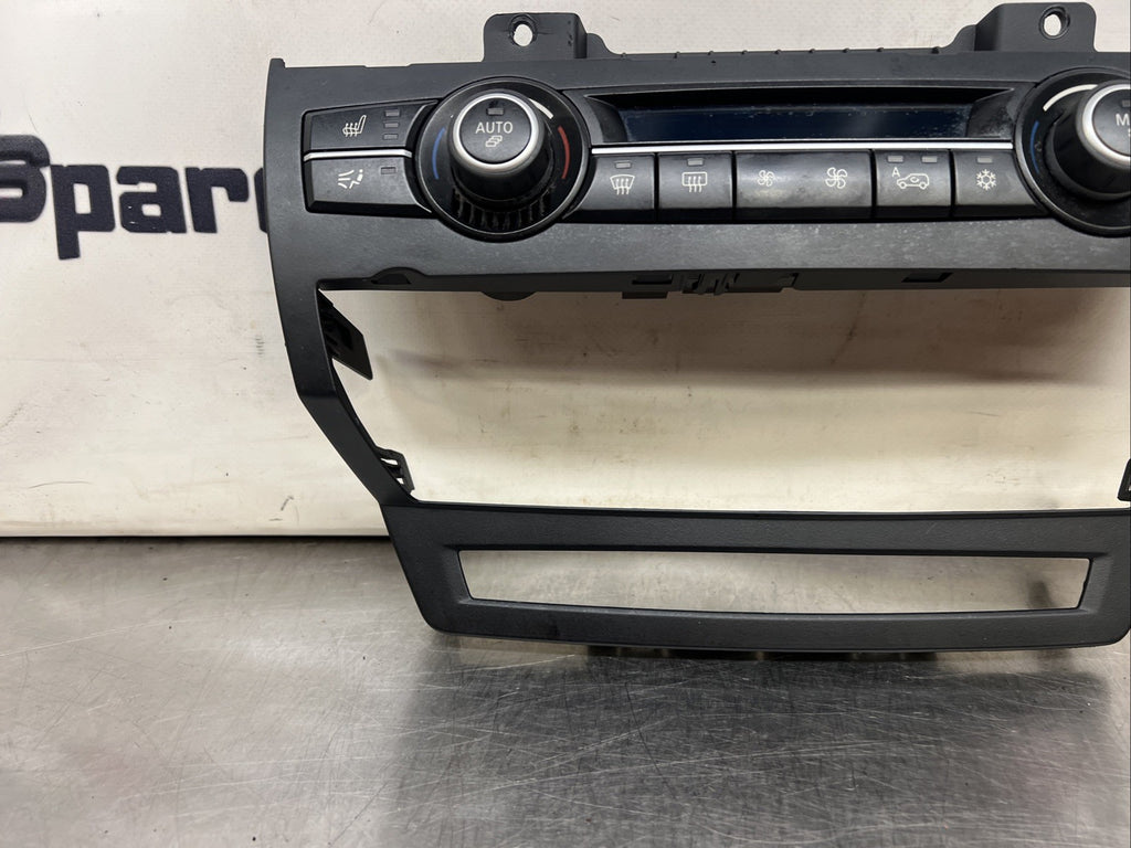 BMW X5 X6's E70 E71 E72 AIR CLIMATE HEATER CONTROL SWITCH UNIT WITH FRAME