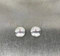 AUDI TT MK1 ALUMINIUM INTERIOR DOOR HANDLE TRIM COVER CAP PAIR Minor Marks
