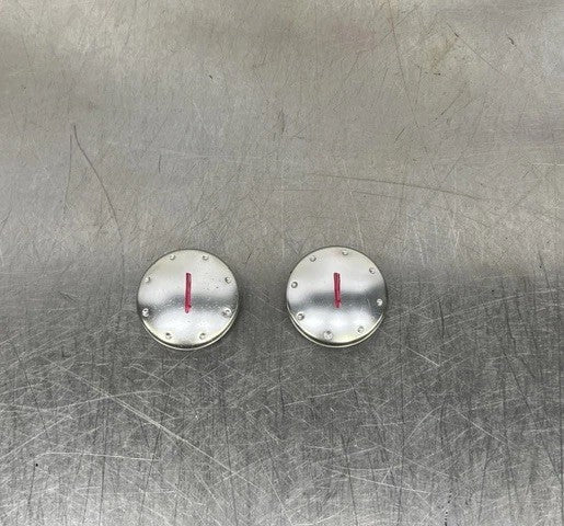 AUDI TT MK1 ALUMINIUM INTERIOR DOOR HANDLE TRIM COVER CAP PAIR Minor Marks