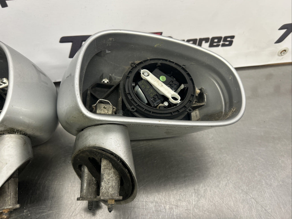 AUDI TT 8n mk1 PAIR OF WING MIRRORS DOOR SILVER LEFT+RIGHT SIDE