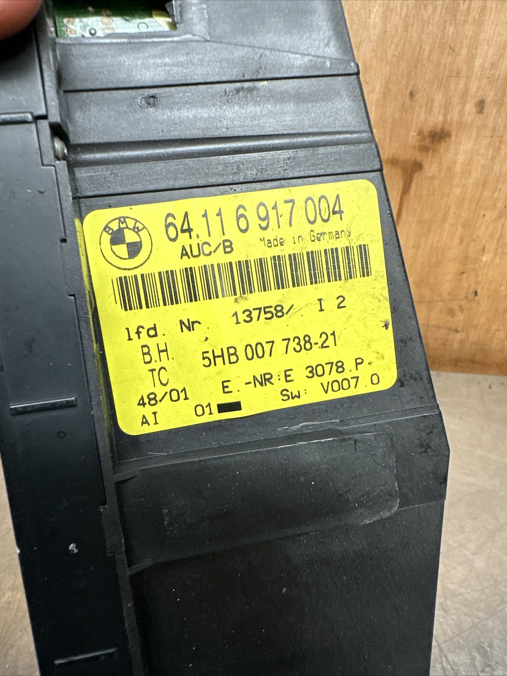 BMW E46 3 Series Heater A/C Air Conditioning Controller Controls 1999-05 6917004