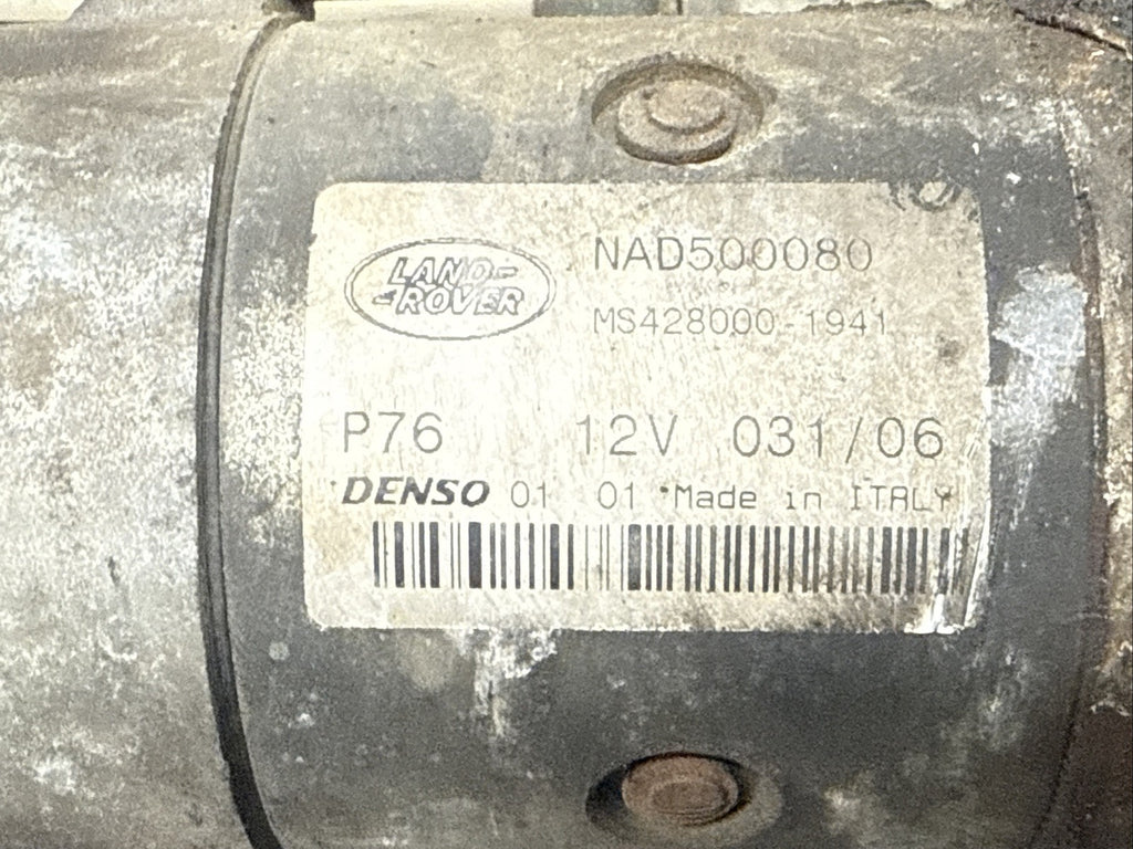 Starter Motor NAD500080 Discovery 3 Range Rover Sport L320 2.7 TDV6 Land Rover