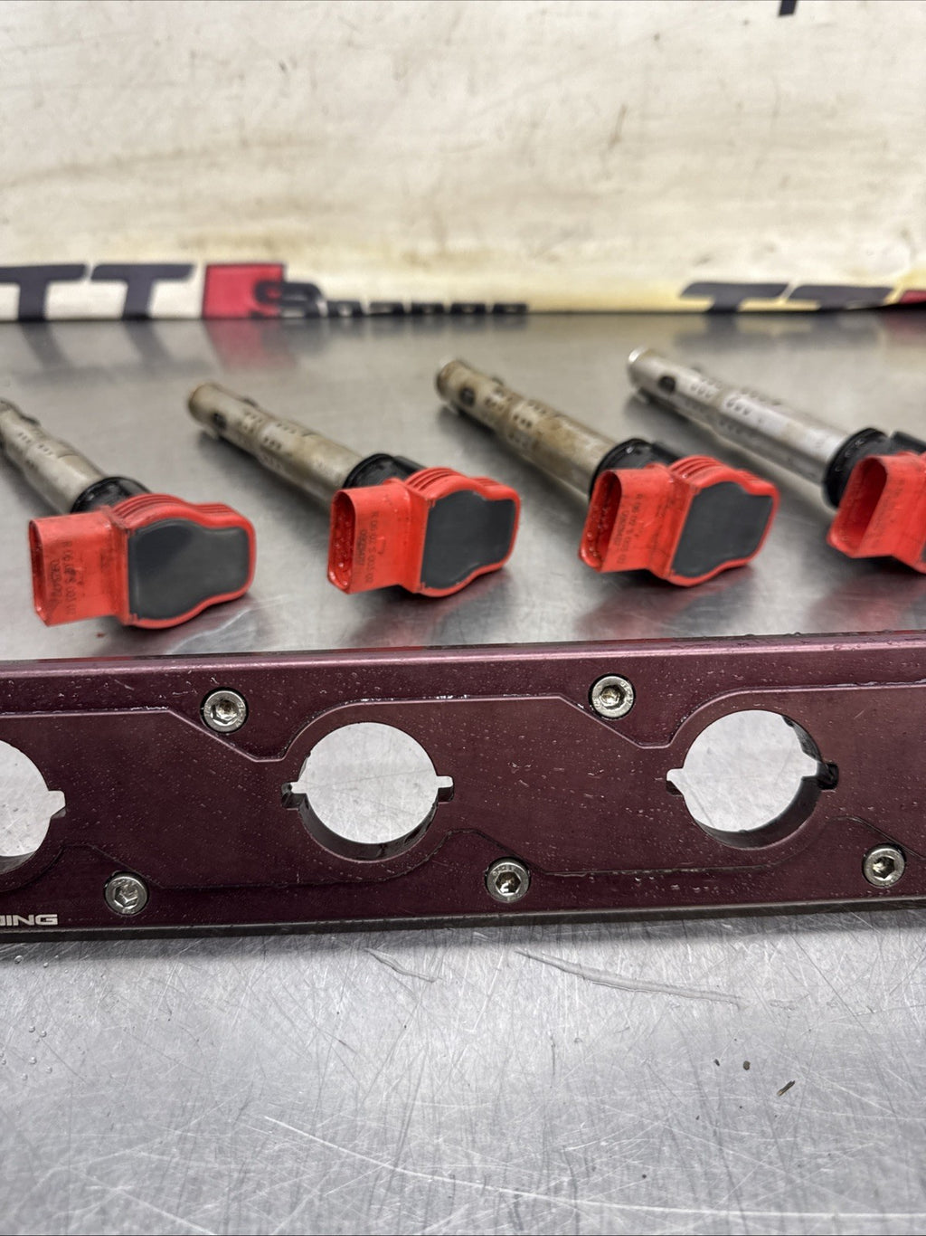 ECS TUNING 1.8T TO 2.0T COIL PACK CONVERSION PLATE TT WITH COILPACKS