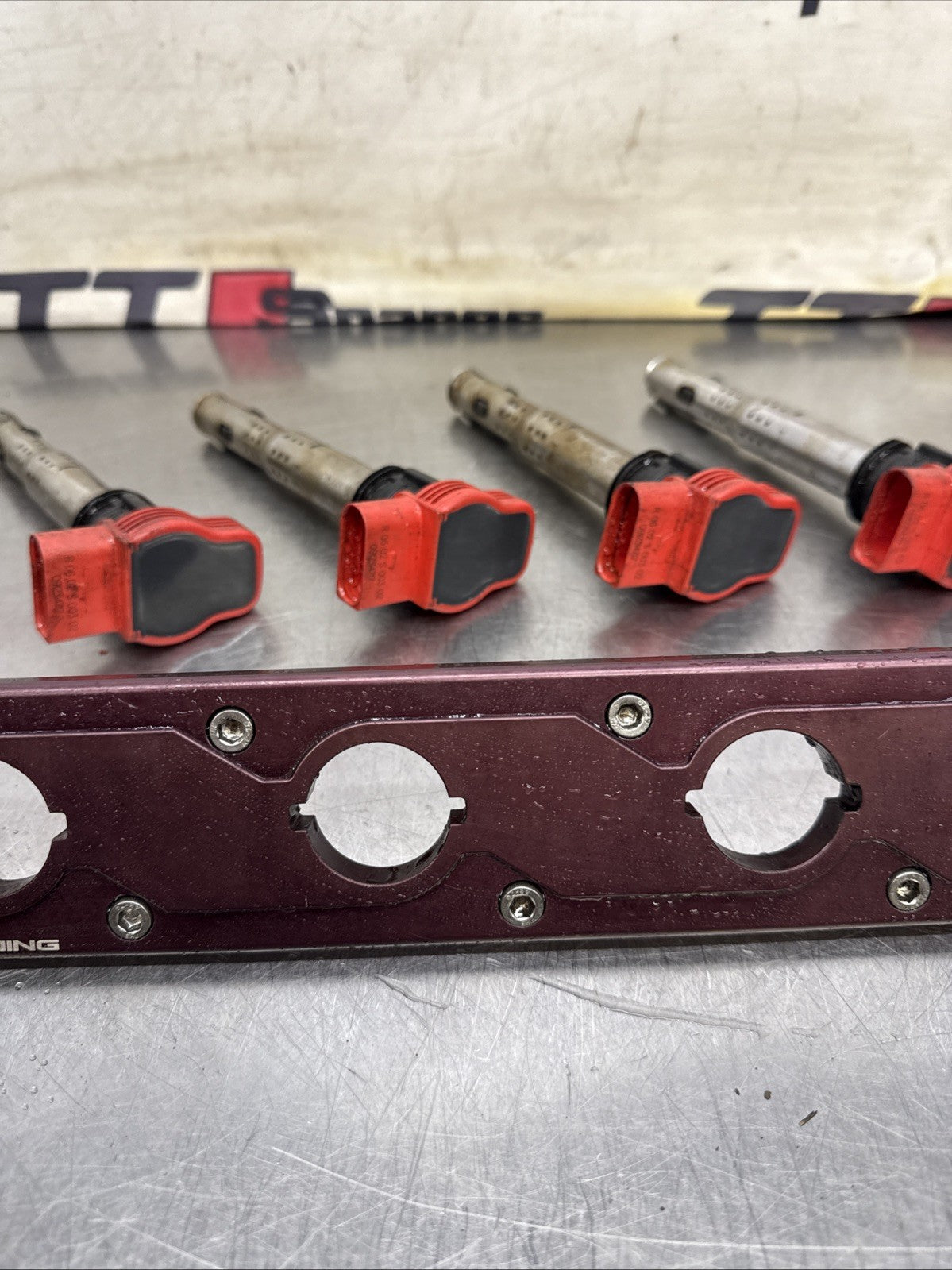 ECS TUNING 1.8T TO 2.0T COIL PACK CONVERSION PLATE TT WITH COILPACKS