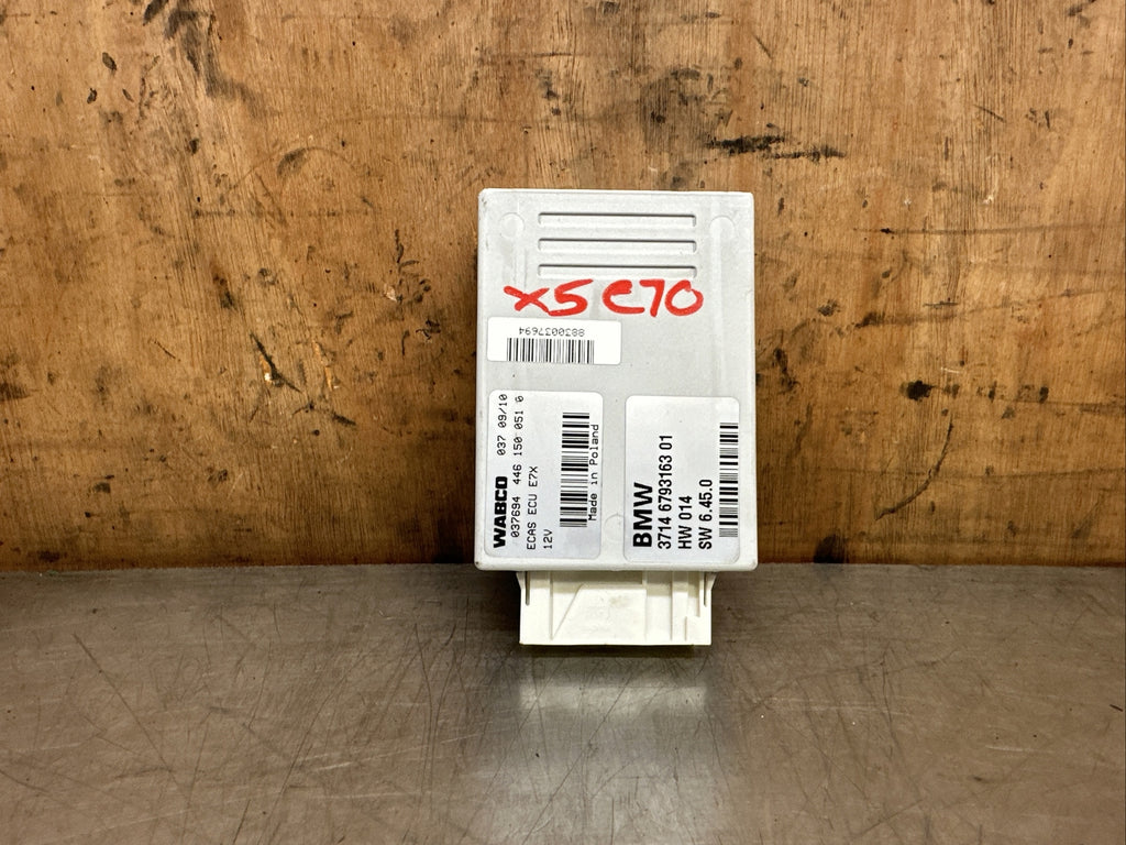 BMW E70 X5 Air Suspension Control Module ECAS ECU E7X 2009  3714 6793163