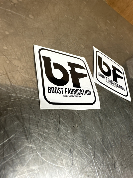 Boost Fabrication 2x Stickers AUDI TT MK2 MK3 MK4 MK7 GOLF T4 